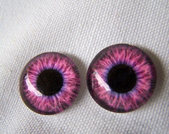 Fantasy glass eyes for dolls sculpture or altered art