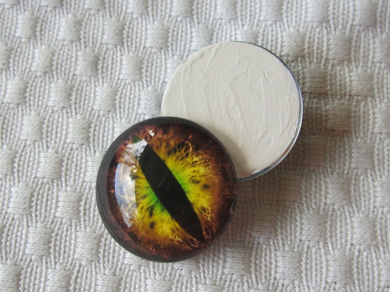 Glass eyes-25mm cabochons image 5