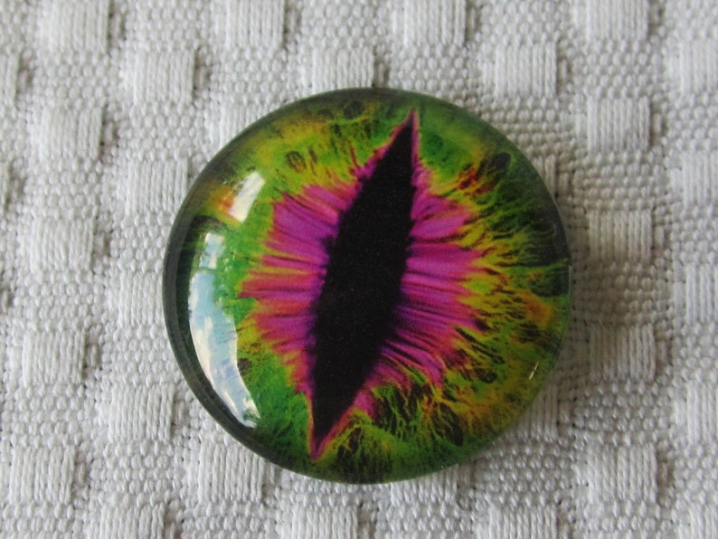 Cabochons Yeux De Dragon En Verre à Dos Plat - Lot De 20 Pièces - 30 Mm - Pour Poupées, Animaux En Peluche, Artisanat - 5