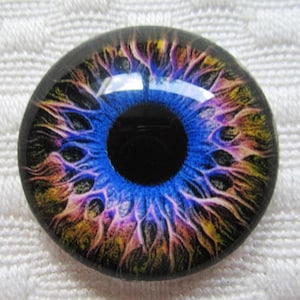 Glass eyes-25mm cabochons-animal eyes-doll eye-creature eyes