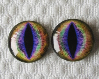 Dragon Glass eyes-20mm-18mm-16mm-14mm-12mm- Eyes for art and sculpture