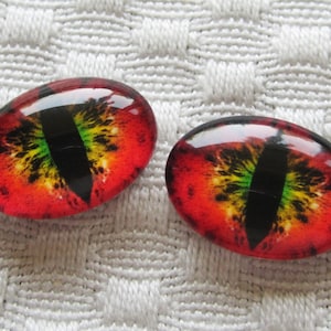 oval dragon eyes,18x13mm cabochon,small oval glass cabochons