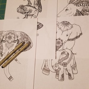 Animal Adult Coloring Pages