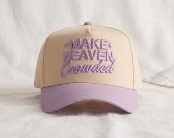Chapeau bondé Make Heaven, casquette de baseball chrétienne, cadeau confessionnel