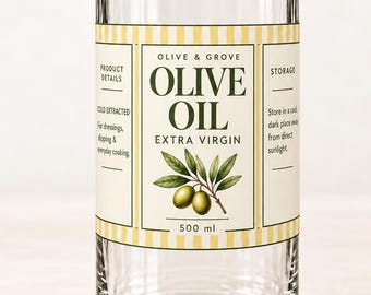 Custom Product Labels, Personalised Business Stickers, Matte or Gloss White Vinyl, Custom Shapes for Jars, Bottles & Packaging