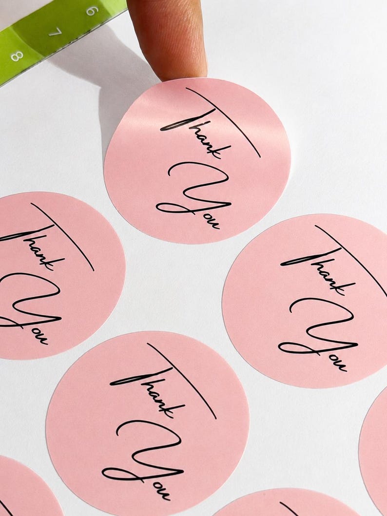 Custom Logo Stickers for Packaging | Personalised Branding Labels | Small Business Vinyl Decals image 3