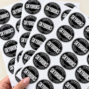 Custom Logo Stickers for Packaging | Personalised Branding Labels | Small Business Vinyl Decals image 8