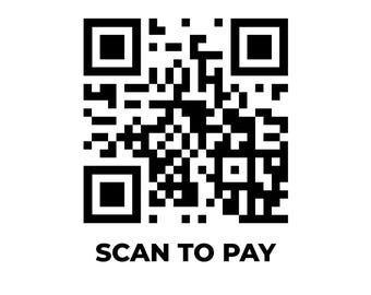 QR Code Payment Vinyl Decal | Scan to Pay Sign for Small Business