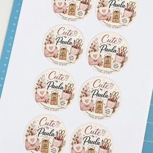 Custom Logo Stickers for Packaging | Personalised Branding Labels | Small Business Vinyl Decals image 10