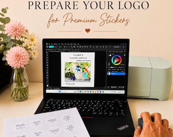 Logo Editing for Stickers| Background Removal | Add Text | Logo Adjustments