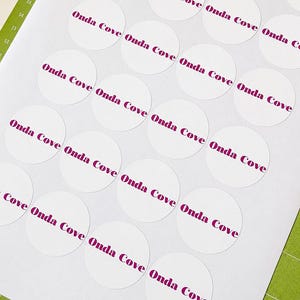 Custom Logo Stickers for Packaging | Personalised Branding Labels | Small Business Vinyl Decals image 11