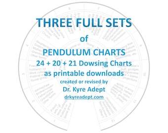 BUNDLE of THREE Pendulum Chart Sets