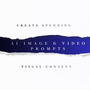 AI-beeld- en videoprompts | Digitale pdf-gids | Digitale download