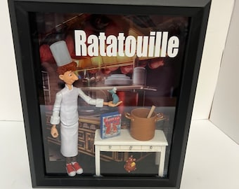 Disney ratatouille Pixar shadowbox display