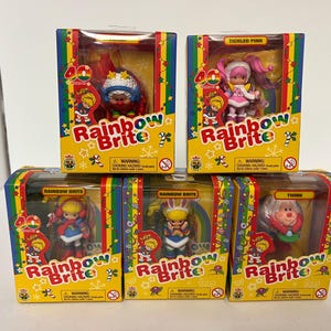 Rainbow bright holiday Christmas and Easter mini figure