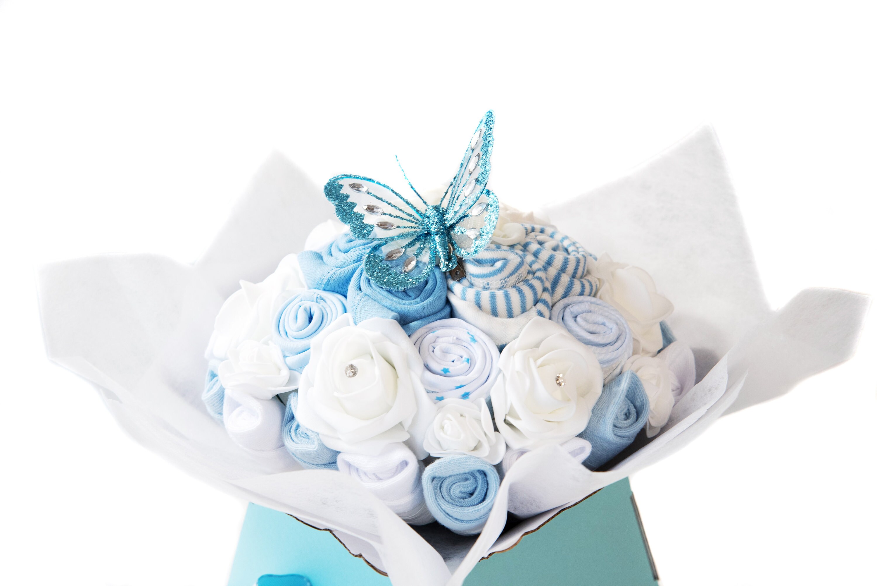 New Baby Gift Baby Bouquet Baby Shower Gift Baby Clothing Etsy UK