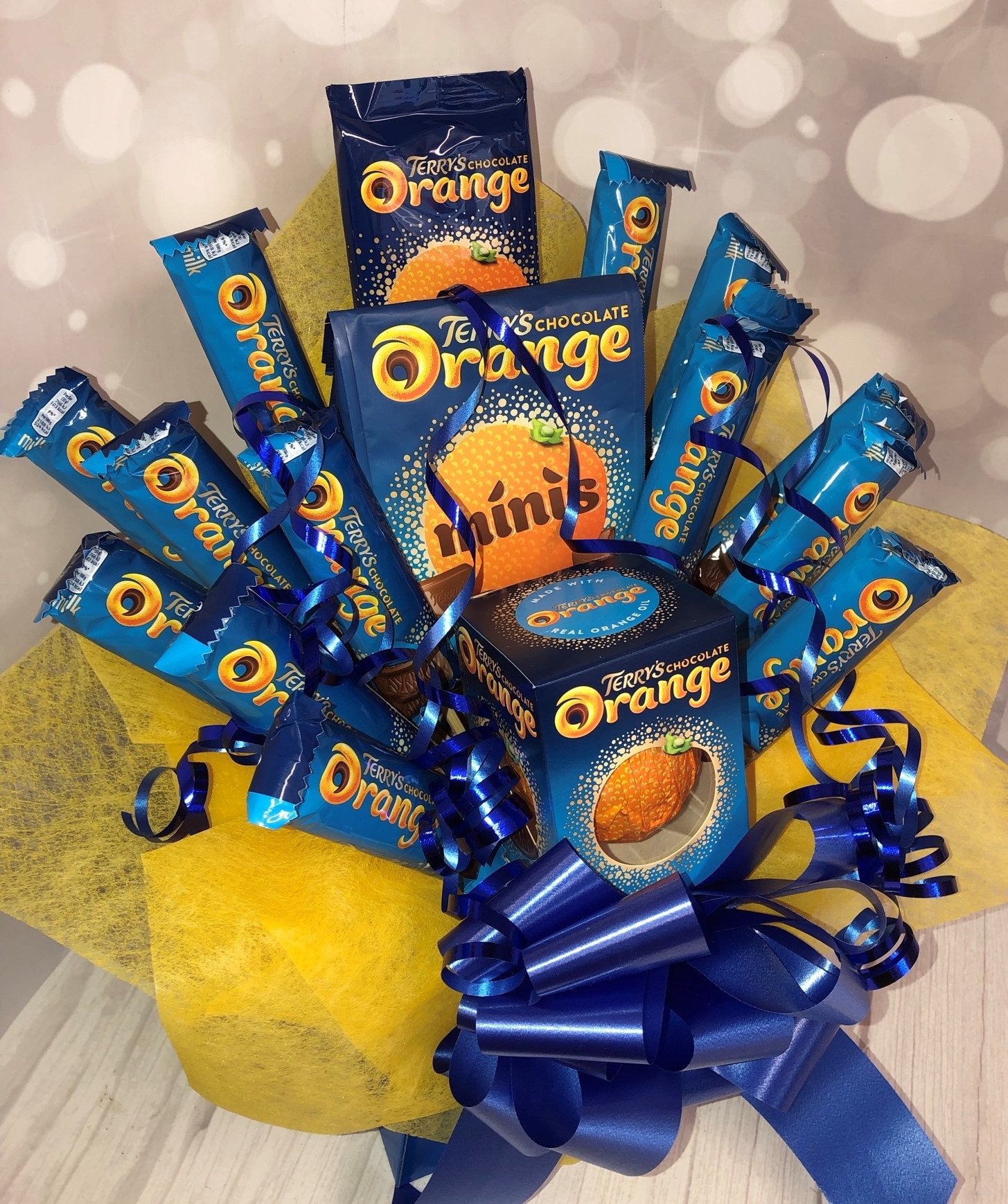 Terry's Chocolate Orange Bouquet Birthday Gift Thinking Etsy UK