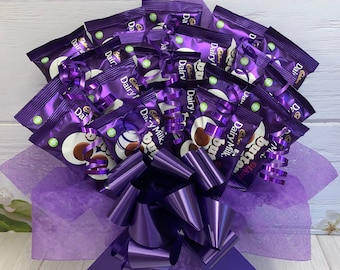 Cadbury Giant Buttons Chocolate Bouquet Valentines Day, Mother's day, Family gift hamper, Thinking of you, Birthday gift, new baby job gift