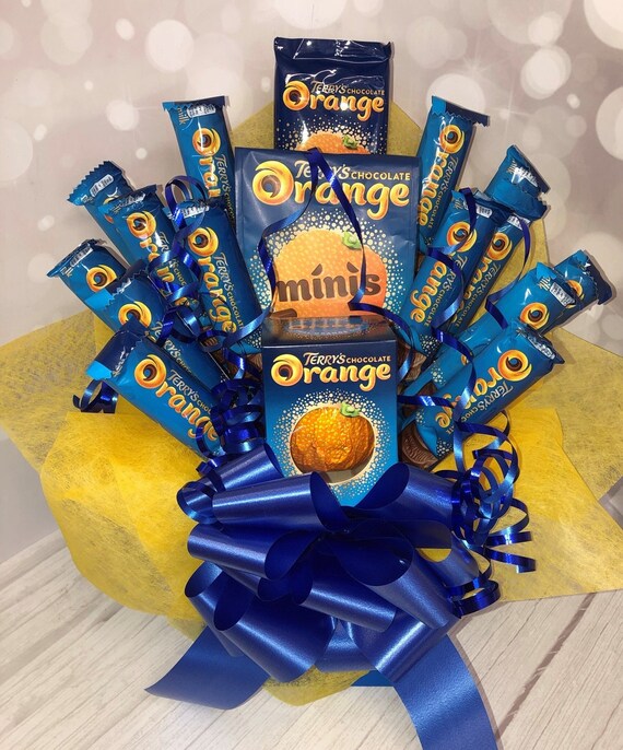 Terry's Chocolate Orange Bouquet Birthday Gift Thinking Etsy UK