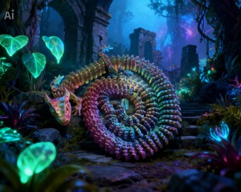 Dragón flexible arcoíris