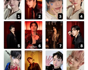 Custom Glossy KPOP Photocard Stickers/Vinyl Cover/High Quality Print/Decal Cover/Personalize/Decorate/Anime/Perfect Cutout