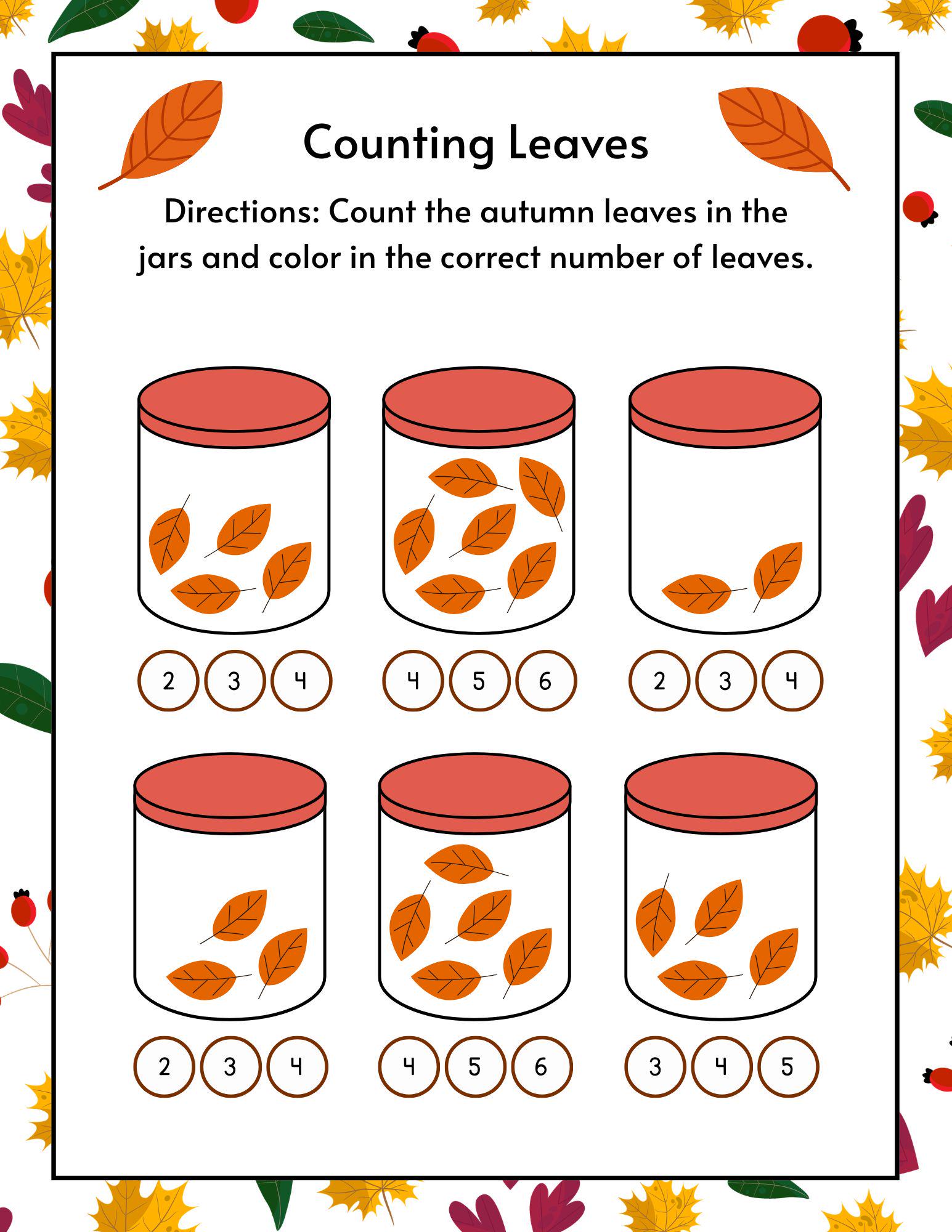 Counting Worksheet, Kids Counting, Easy Learning - Etsy Australia