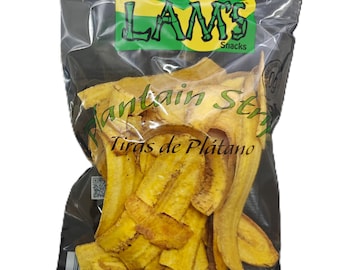 Tiras de plátano Lam’s – 3 oz - Tiras de plátano crujientes clásicas