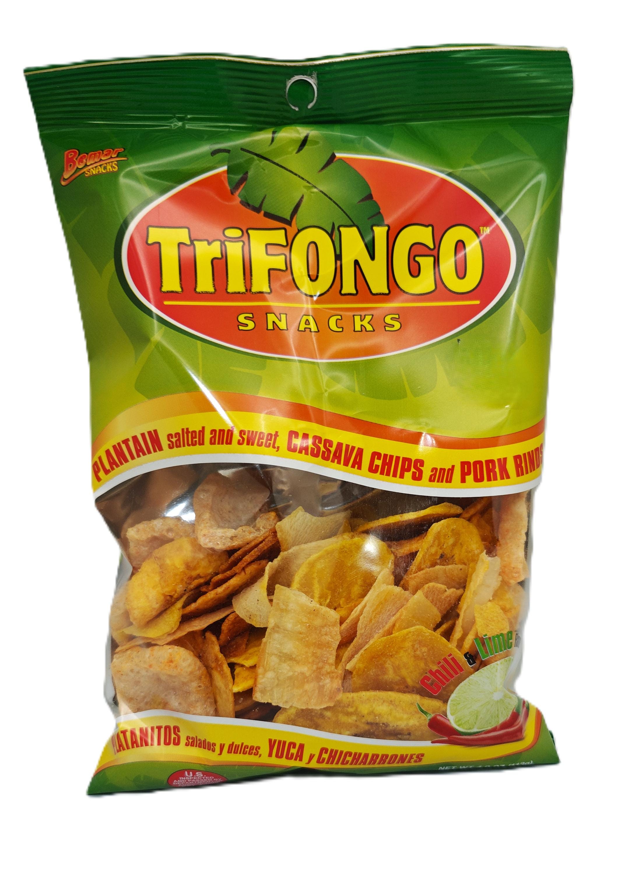 Trifongo Snacks – Plantain, Cassava Chips & Pork Rinds Mix | 4 Oz