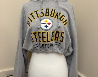 Reworked One-of-One Cropped Pittsburgh Hoodie