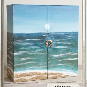Sea Glass Advent Calendar | Authentic Hand-painted Cornish Coastal Cabinet (2026) with UV upgrade option