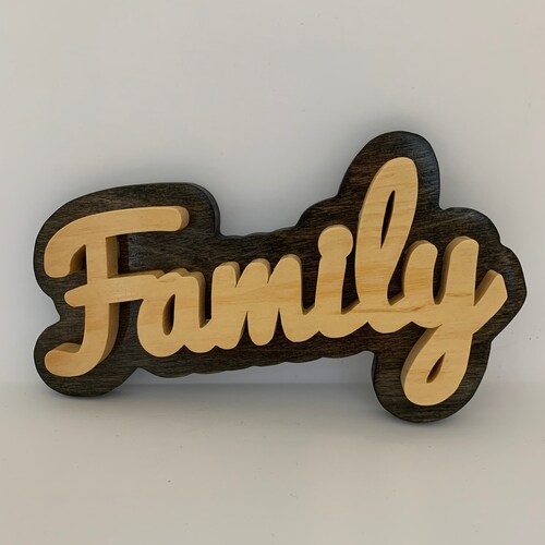 Vertical Family Sign Wooden Sign Laurel Wreath Gallery Wall Etsy