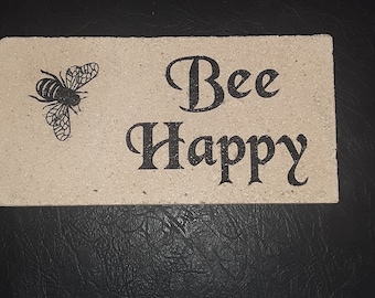 Custom engraved yellow clay brick