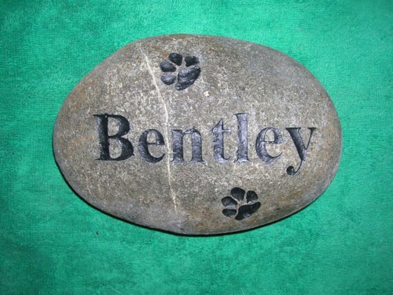 Engraved grandkids real stone, mothers day rock etched stone, namesake stone, family stone,engraved river rocks, garden stones, etched rock image 4