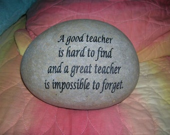 Engrave grandpa rock,grandkids real stone, teacher stone, family stone,engraved dad river rocks, garden stones, etched rock, etched