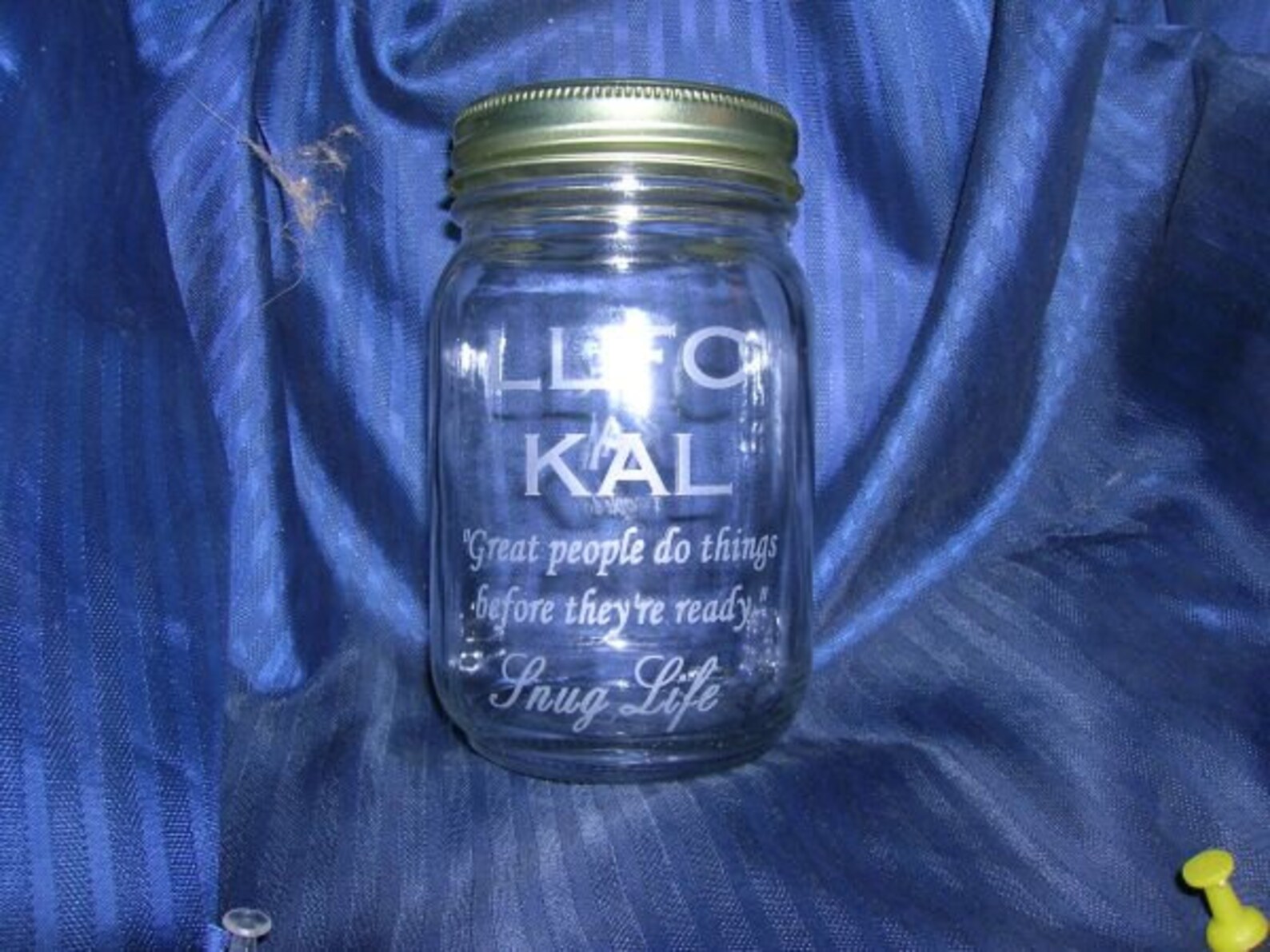 Personalized Mason Jar Mug Engraved Mason Jar Mug Custom Etsy