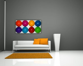 122 x 60 cm ABSTRACT ART 3D Object Original Unikat