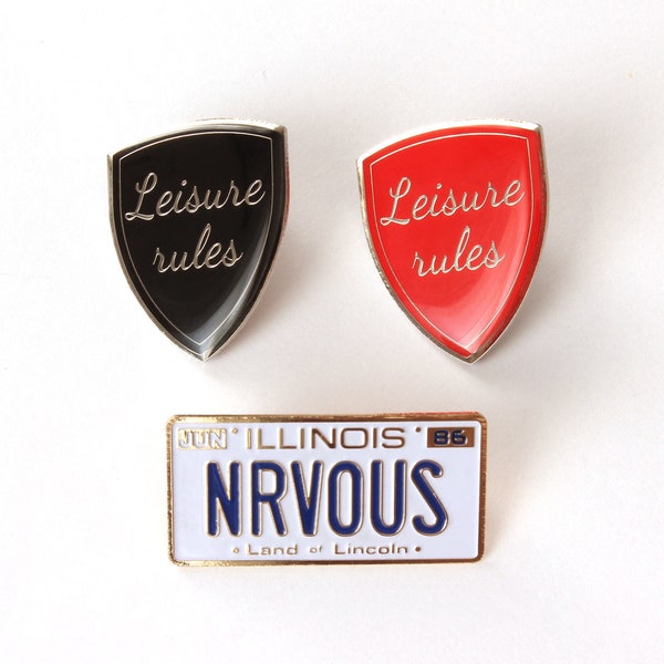 Ferris Bueller inspired pins, graduation gifts, teacher's gift, student's gifts, back to school gifts