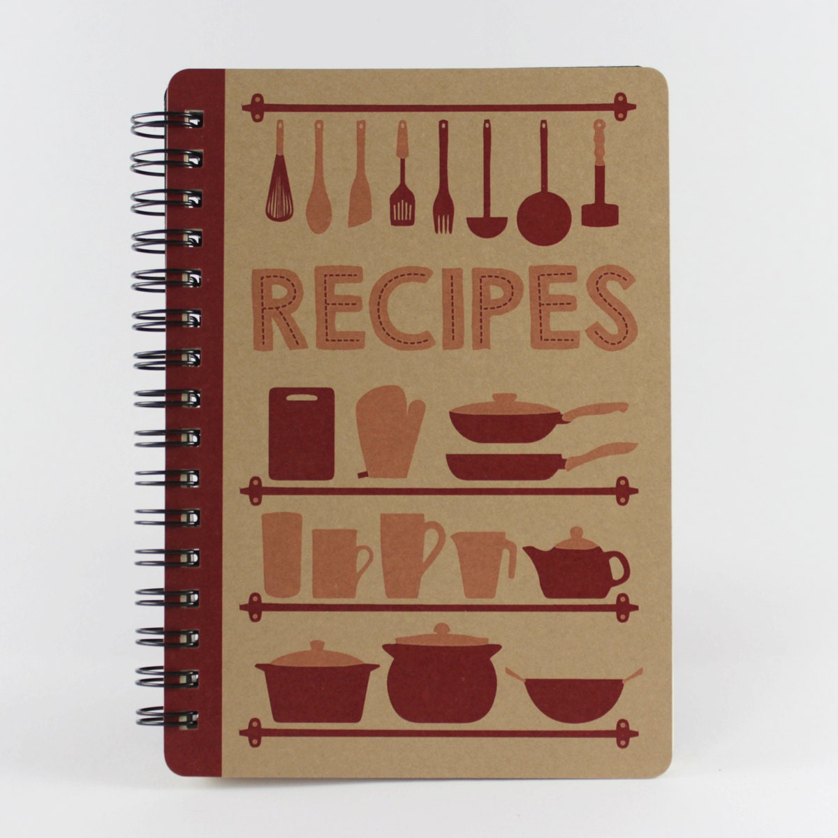 Kitchen Notebook Recipes Small Spiral Journal Etsy