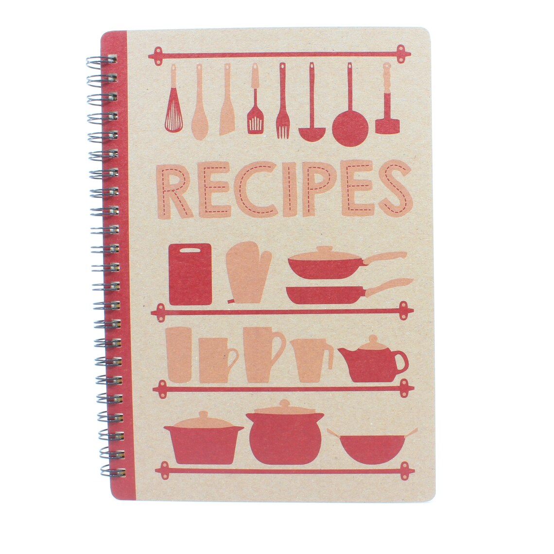 Recipe Book Large Spiral Bound Notebook recipes Etsy