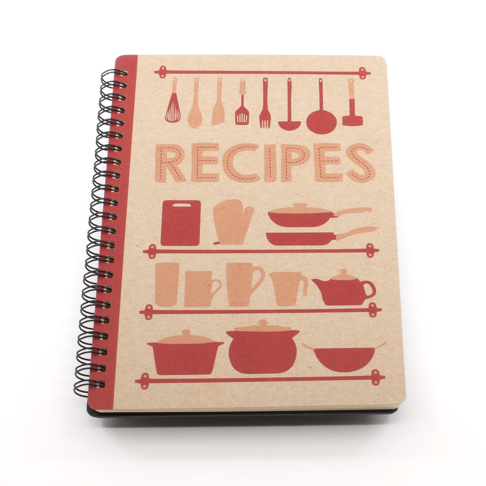 Recipe Book Large Spiral Bound Notebook recipes Etsy