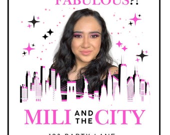 Sex and the City Birthday Party Set | More Fabulous Theme | SATC Party Decor | Invite, Cake Topper, Drink Menu & Cigarette Stickers