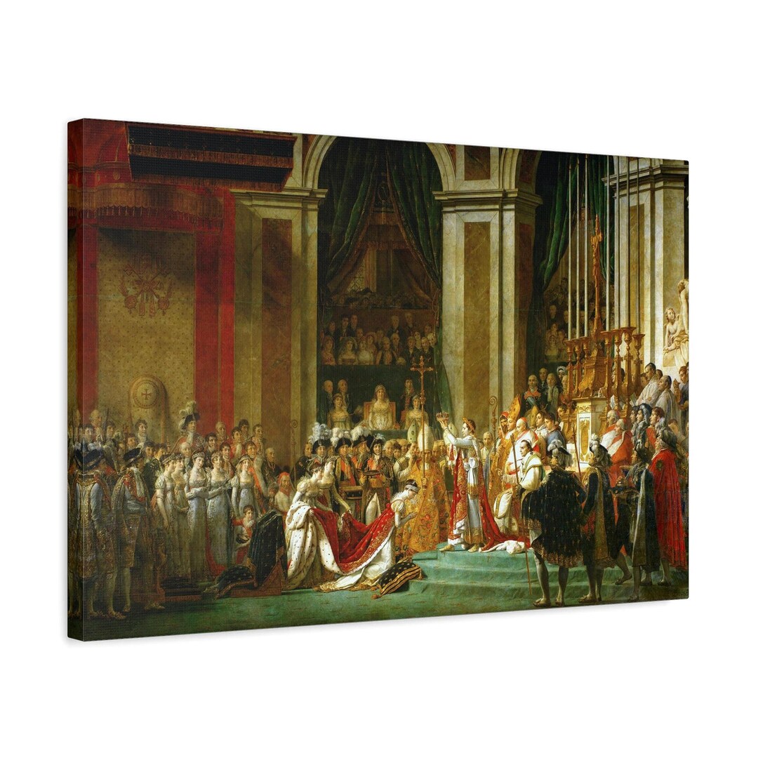 Napolean Decorations French History Wall Art - Napoleon Coronation Painting - Emperor ...