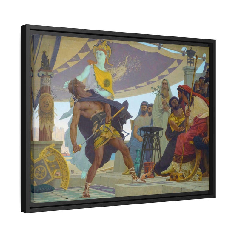 The Rage of Achilles (1881) - Greek Mythology Wall Art - Homer's Iliad ...