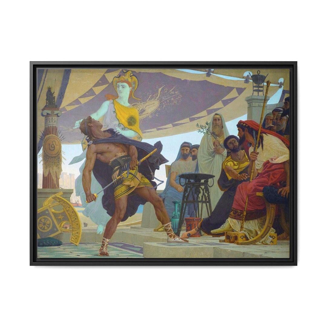 The Rage of Achilles (1881) - Greek Mythology Wall Art - Homer's Iliad ...