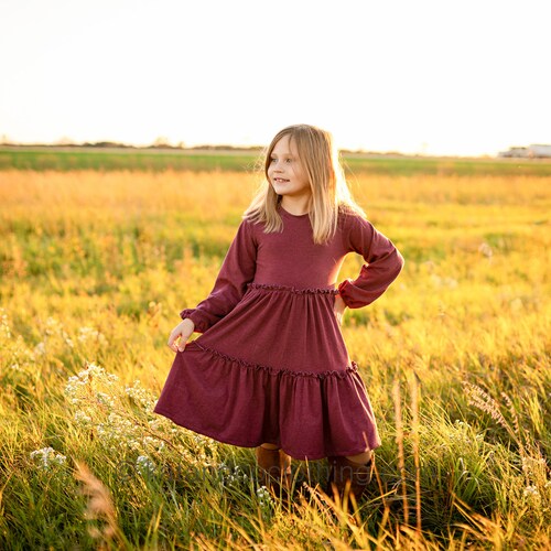 Rust Linen Dress Rust Baby Dress Rust Dress Rust Toddler Etsy