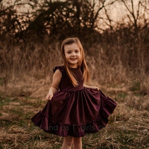 You choose color, girls tank style ruffle sleeve dress.   Available girls 6 months  to 12 years.