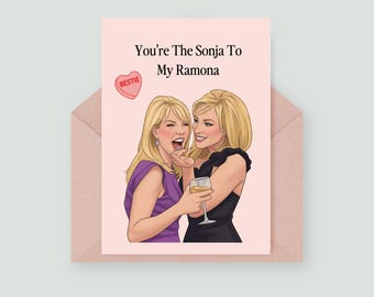 RHONY Grußkarte | Sonja Morgan & Ramona Singer (Digital Download)