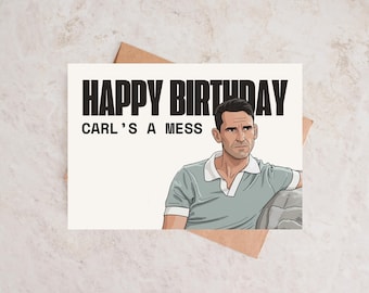 Carls A Mess-födelsedagskort | Carl Radke | Sommarhus (digital nedladdning)