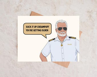 Unter Deck Captain Lee Geburtstagskarte | (Digitaler Download)