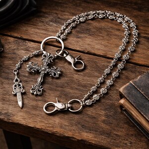 Silver Dagger Belt - Etsy Singapore display picture 1